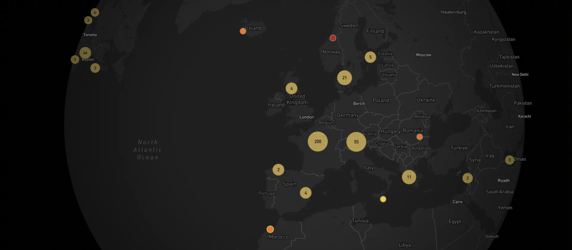 La carte mondiale Beetobeez : revendeurs multimarques géolocalisés, filtres par positionnement et genre